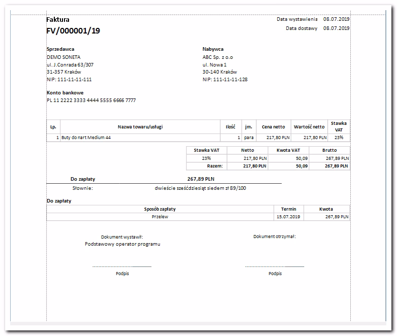 Co to jest Duplikat faktury podatkowej?