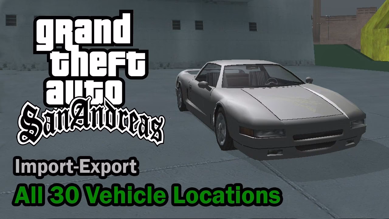 What is import / export in GTA 3?