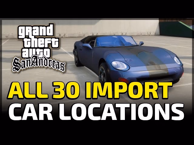 How many export and import lists are there in GTA San Andreas?