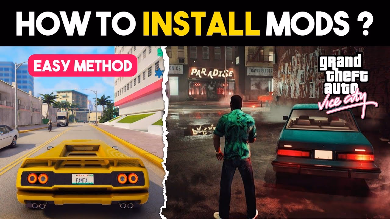 How to install a car mod in GTA Vice City?
