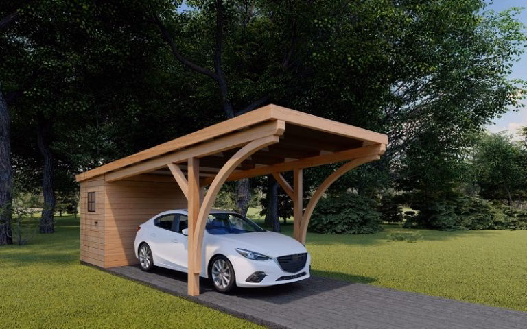 Ile wymiarów ma wiata na dwa auta?